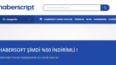 HaberScipt.Com Haber Yazılımı Satış Sitesi Açıldı. En Uygun Yazılımlar Burada !